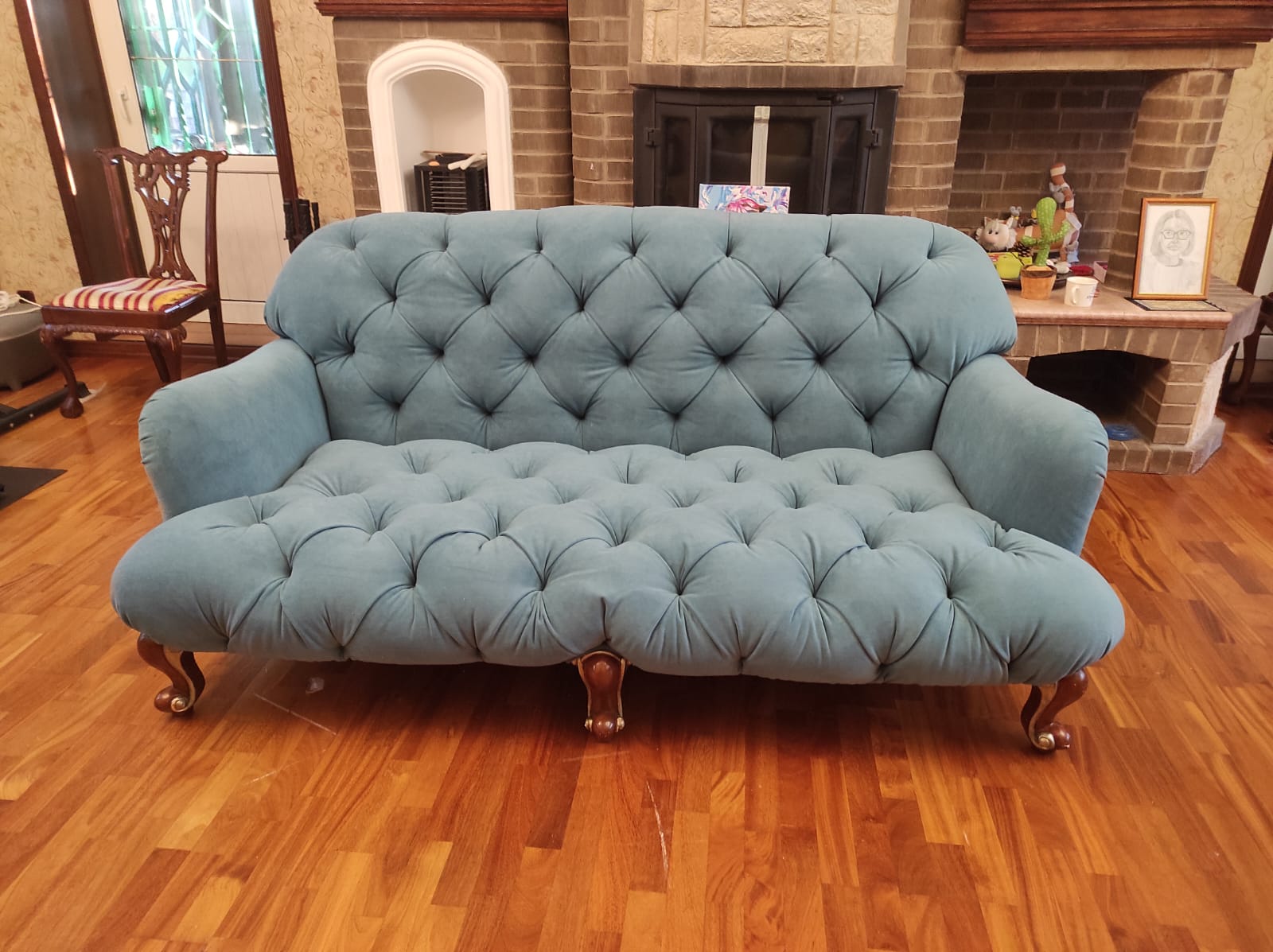 Перетяжка дивана. Ермолино